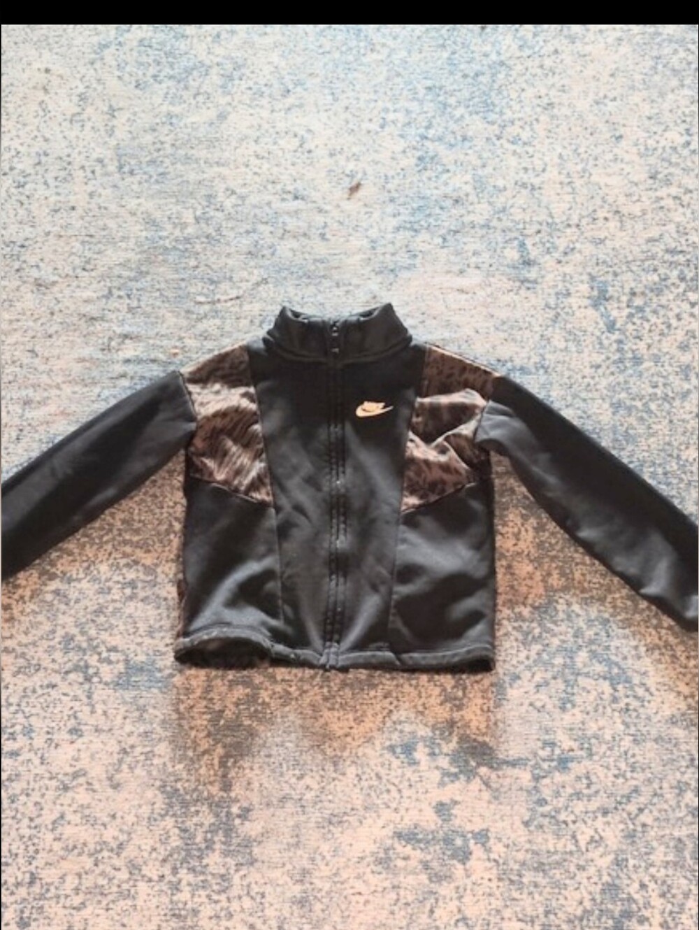 Nike Girls Full Zip Lightweight Cheetah Animal Print Jacket Girls 4T